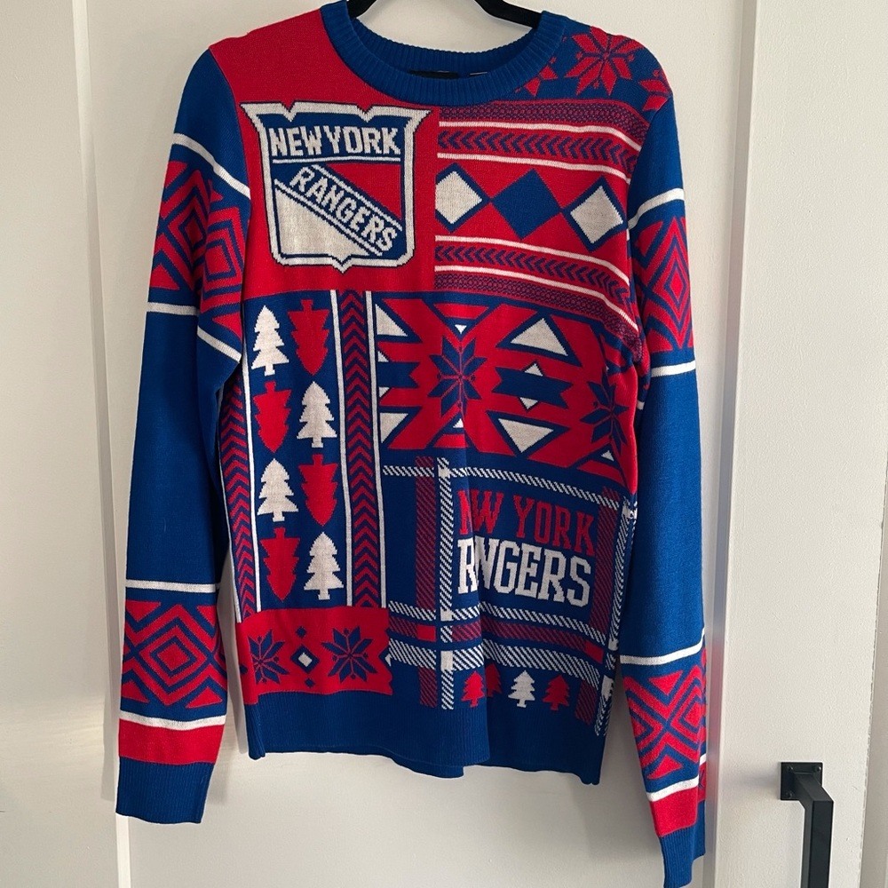 Official NHL New York Rangers Ugly Sweater